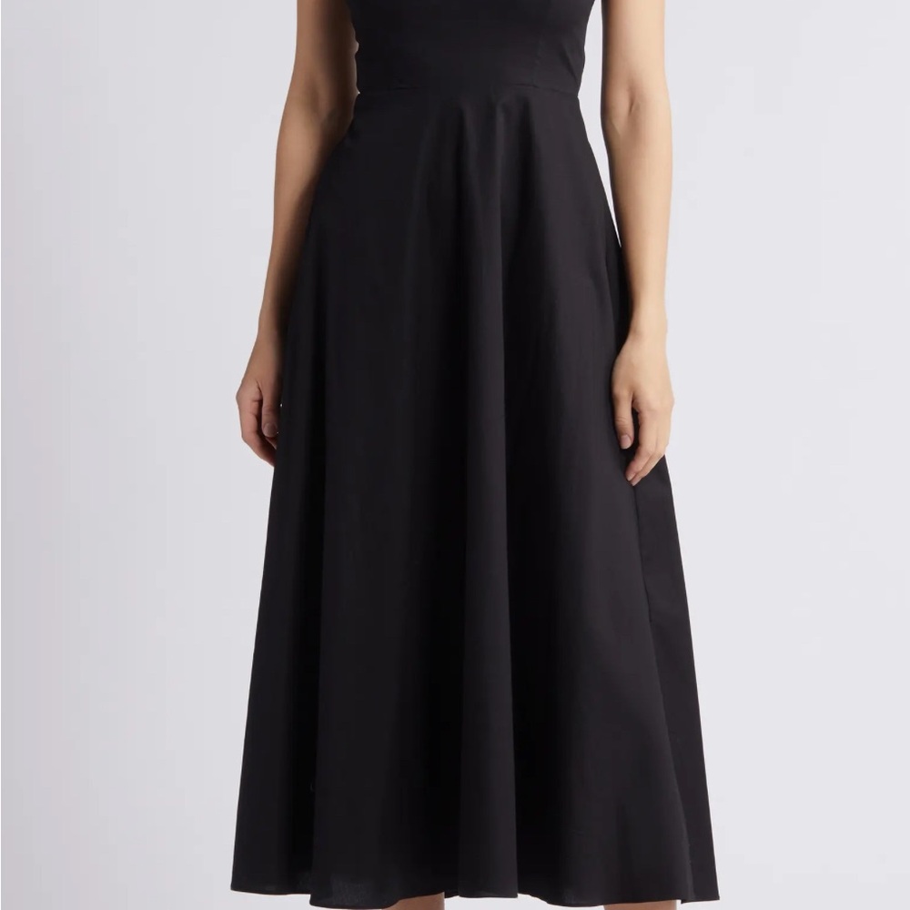 Sam Edelman Classic Black Midi Dress